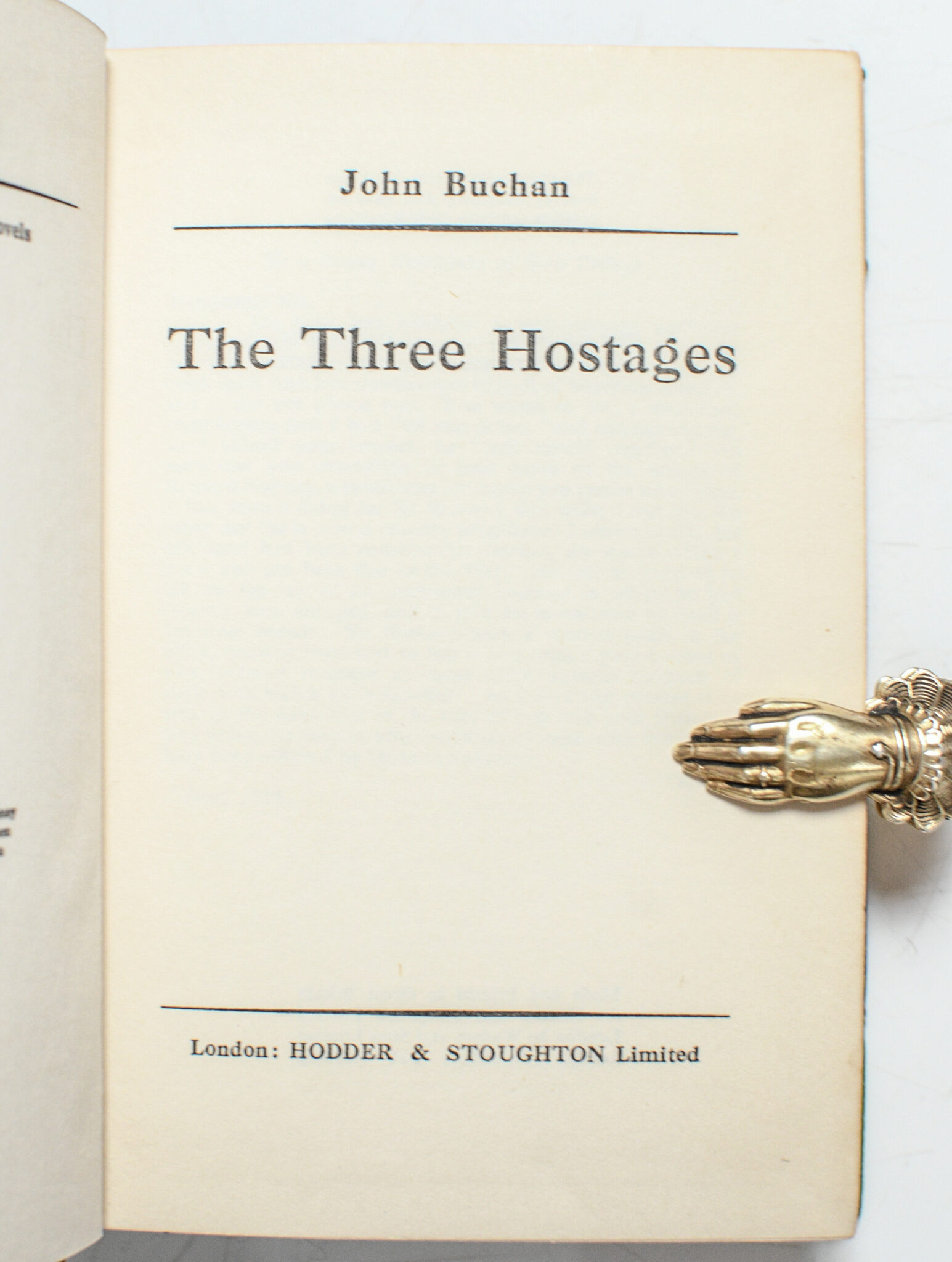 The Three Hostages.