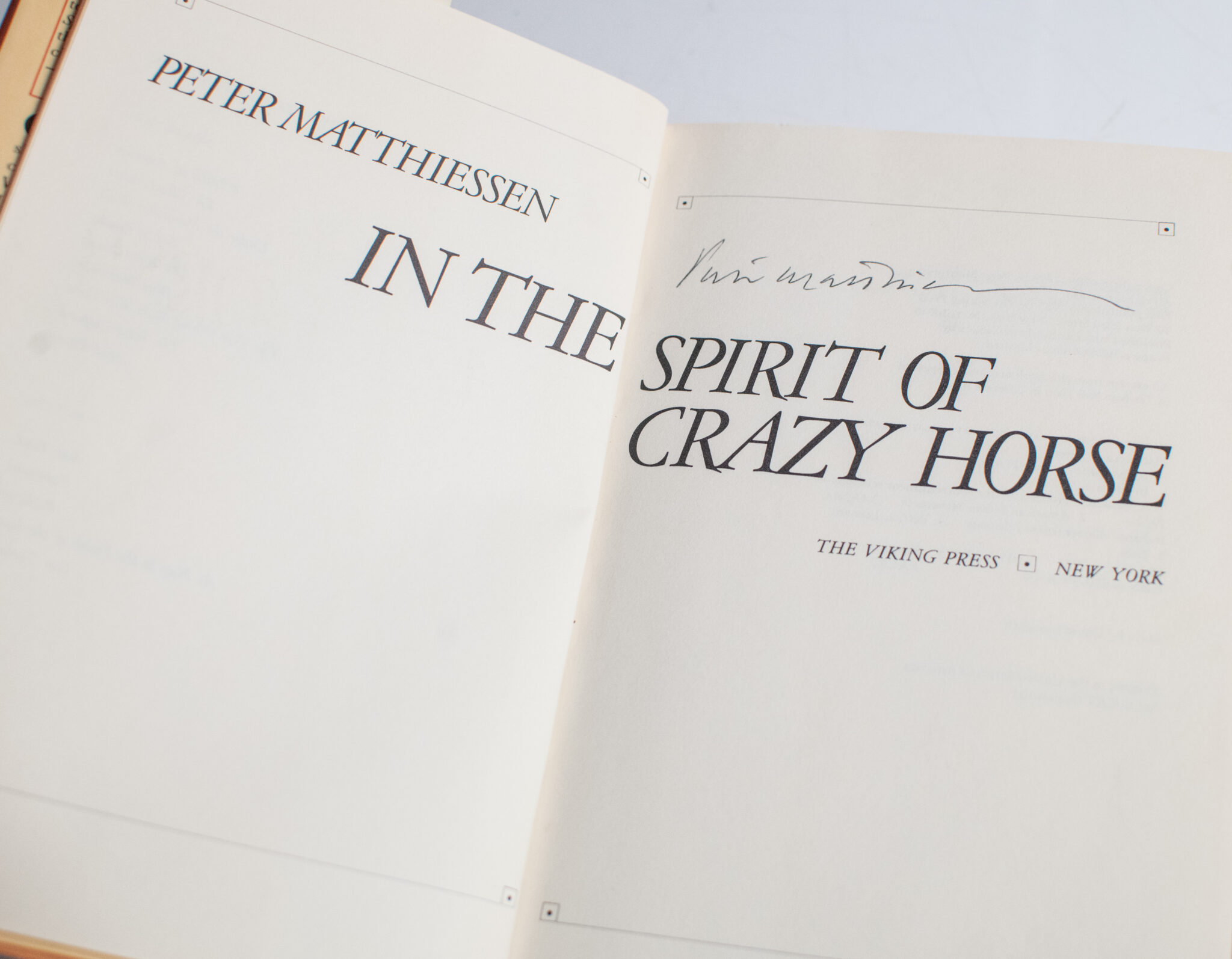 In The Spirit of Crazy Horse.