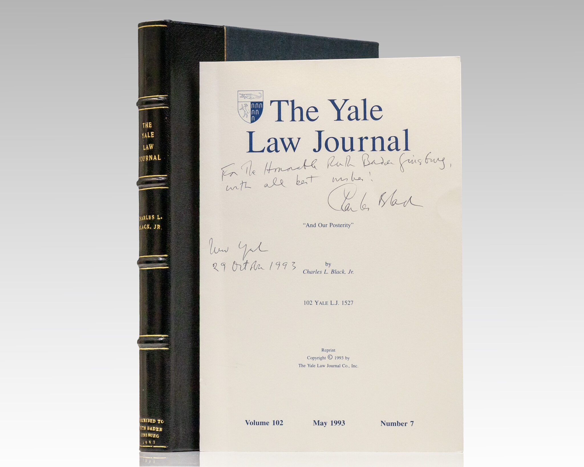 The Yale Law Journal: “And Our Posterity.”