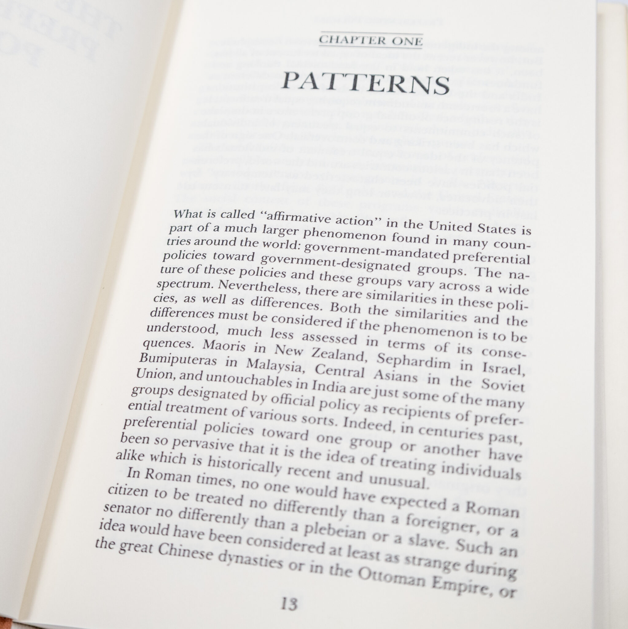 Preferential Policies: An International Perspective.