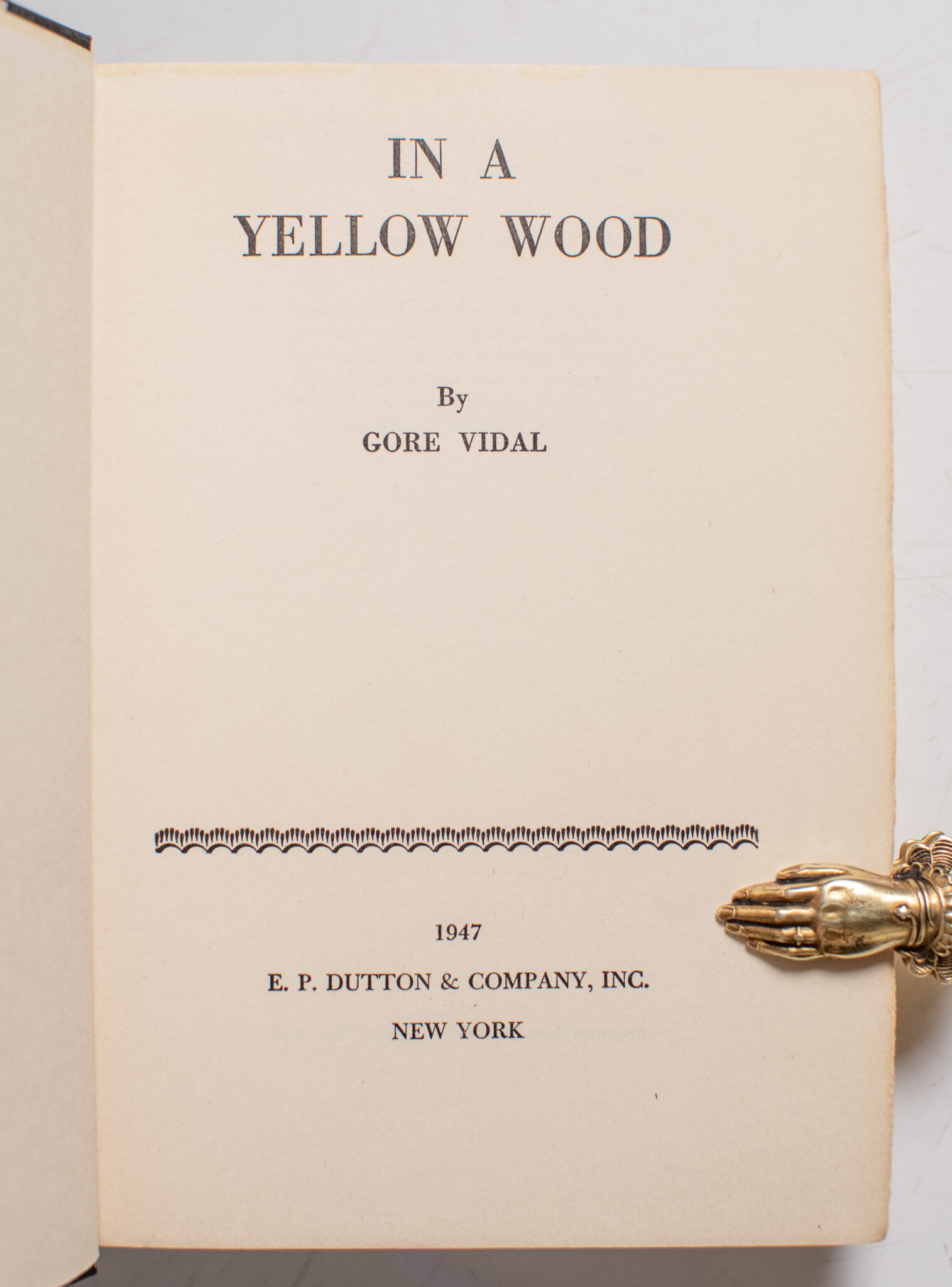 In A Yellow Wood.
