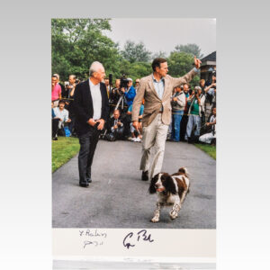 George H.W. Bush and Yitzhak Rabin Signed Photograph.