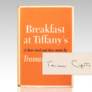 Breakfast At Tiffany's. A Short Novel and Three Stories.