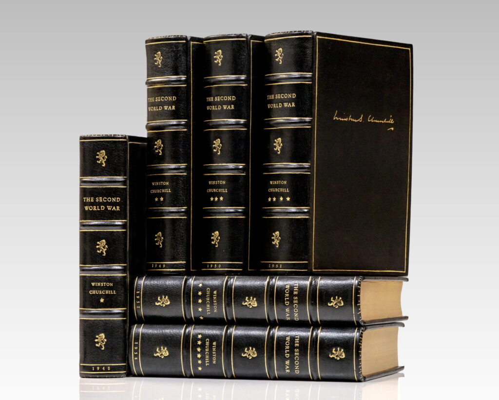 The Second World War: The Gathering Storm, Their Finest Hour, The Grand Alliance, The Hinge of Fate, Closing the Ring, Triumph and Tragedy.