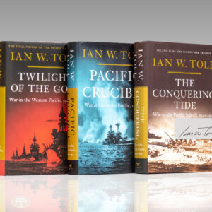 The Pacific War Trilogy. Pacific Crucible: War at Sea in the Pacific, 1941–1942; The Conquering Tide: War in the Pacific Islands, 1942–1944; Twilight of the Gods: War in the Western Pacific, 1944–1945.