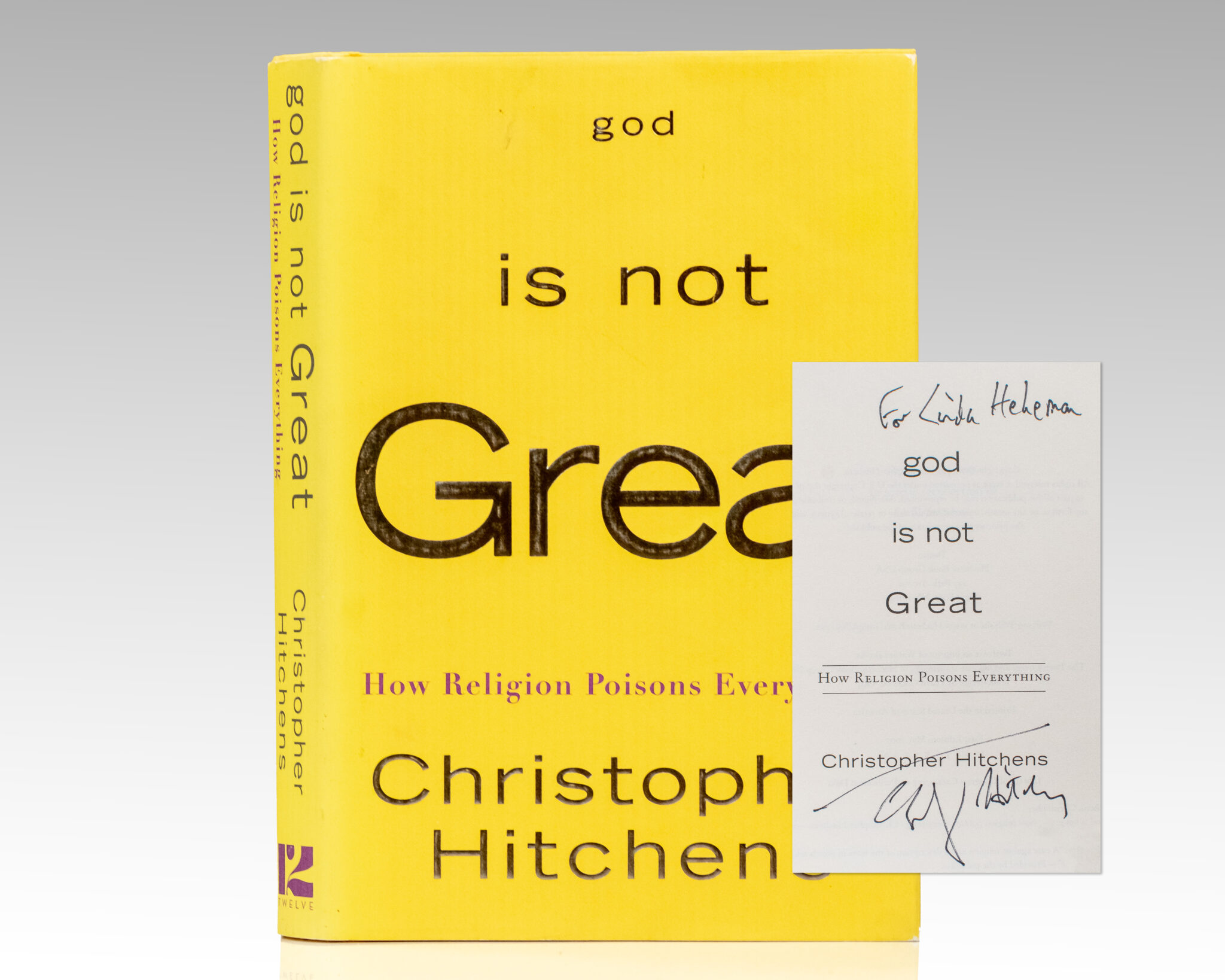 God Is Not Great: How Religion Poisons Everything.