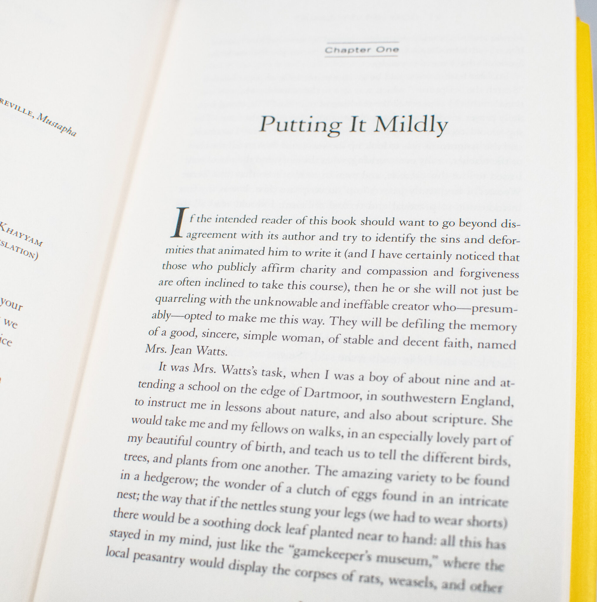 God Is Not Great: How Religion Poisons Everything.