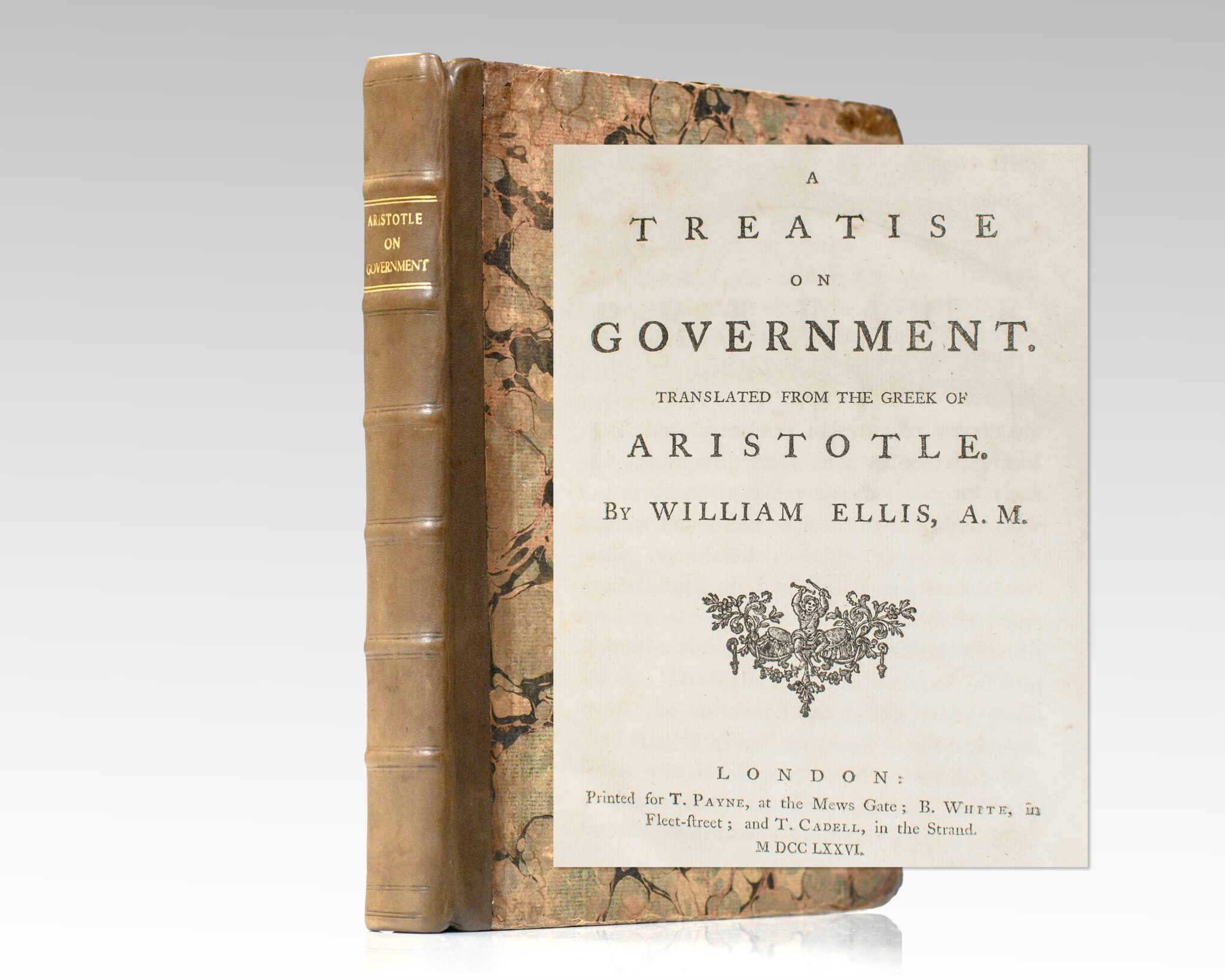 A Treatise on Government. Translated From The Greek of Aristotle.