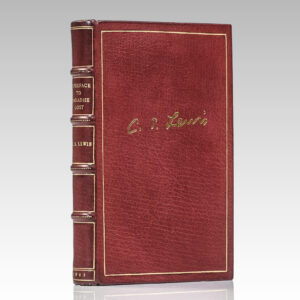 A Preface to Paradise Lost.