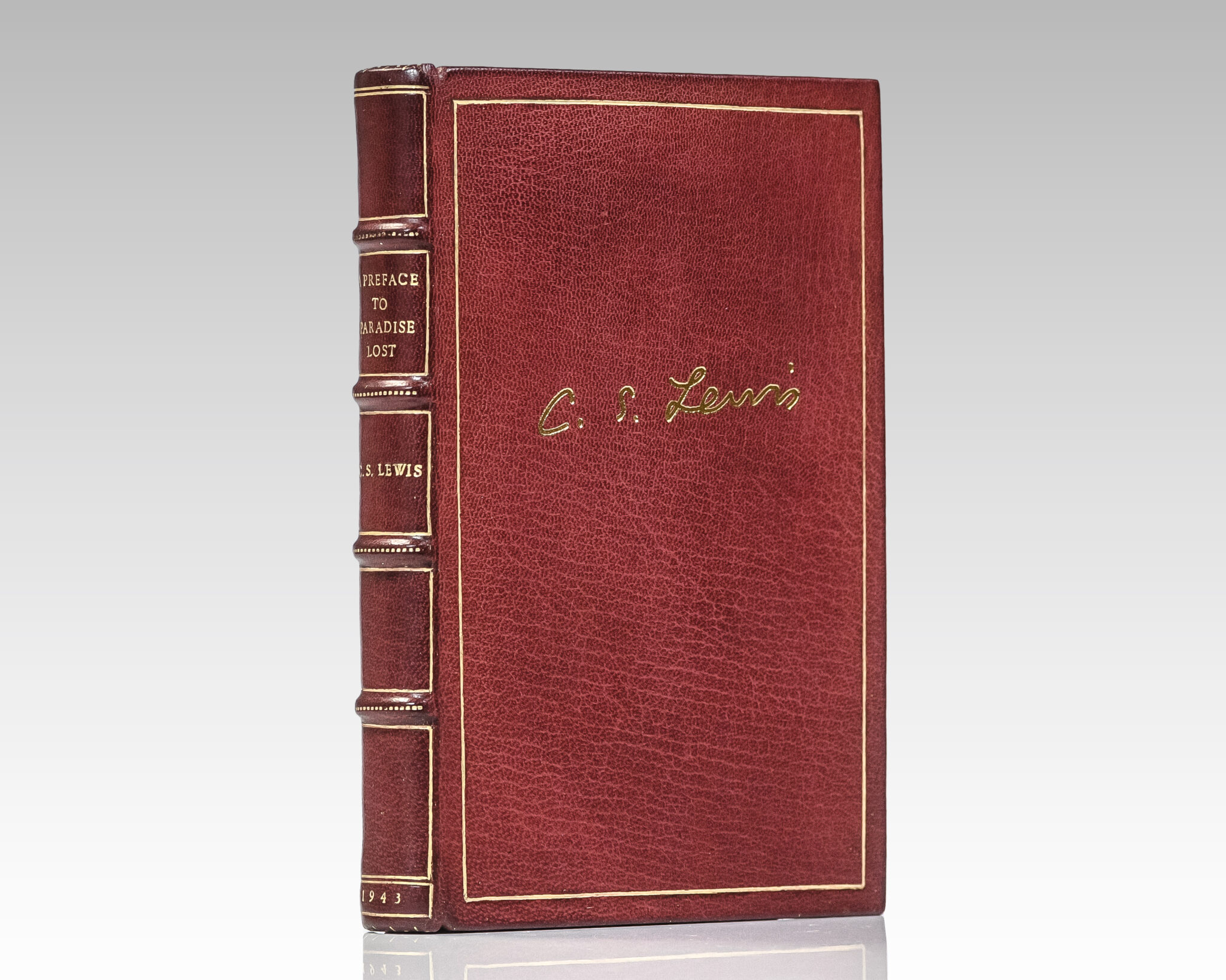 A Preface to Paradise Lost.