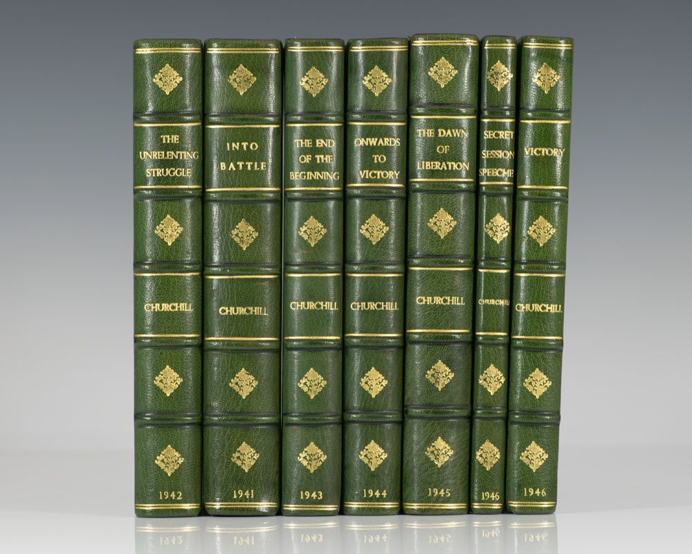 Winston Churchill's War Speeches: Into Battle, The Unrelenting Struggle, The End of the Beginning, Onwards to Victory, The Dawn of Liberation, Victory, Secret Session Speeches.