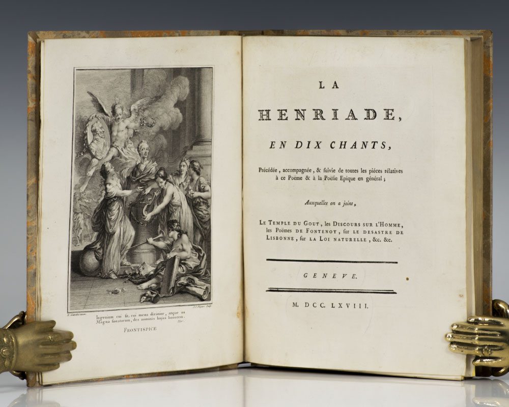 La Henriade and Collection Complete des Oeuvres de Mr. de Voltaire. - Image 2