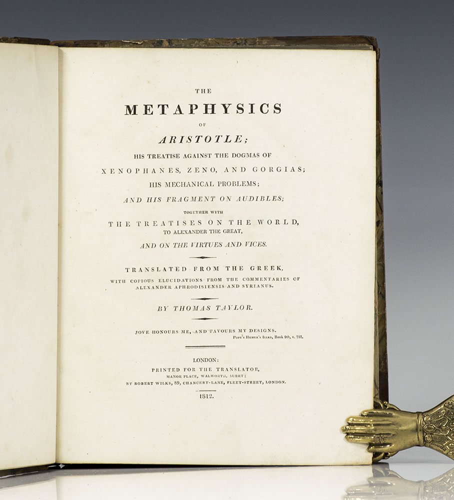 The Organon or, Logical Treatises of Aristotle; History of Animals of Aristotle and His Treatise on Physiognomy; The Treatises of Aristotle on the Parts and Progressive Motion of Animals, His Problems and His Treatise on Indivisible Lines; The Great, and Eudemian, Ethics, The Politics, and Economics of Aristotle; The Rhetoric, Poetic, and Nicomachean Ethics of Aristotle; The Metaphysics of Aristotle. - Image 2