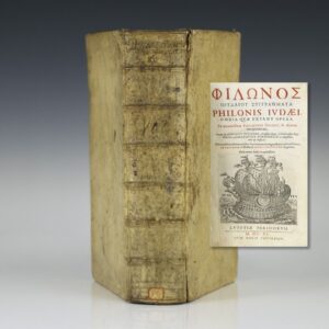 Philonis Judaei Omnia Quae Extant Opera.