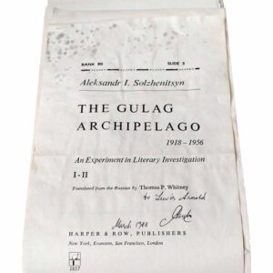 The Gulag Archipelago.