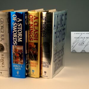 Game of Thrones; A Clash of Kings; A Storm of Swords; A Feast for Crows; A Dance with Dragons