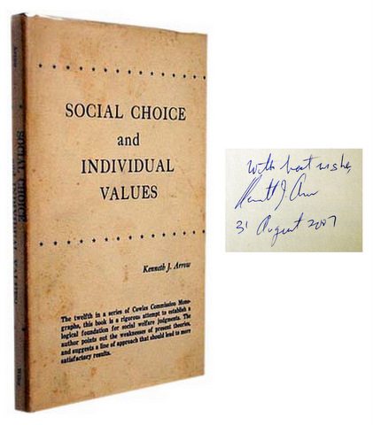 Social Choice and Individual Values.
