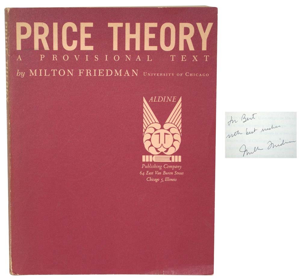 Price Theory: A Provisional Text