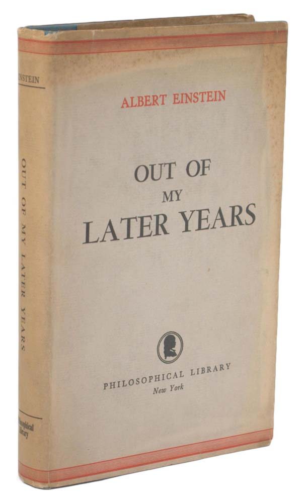 Out Of My Later Years