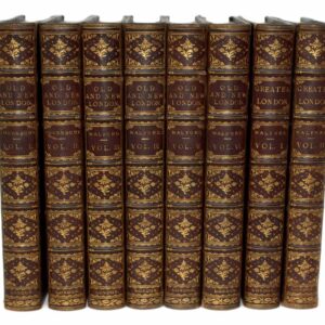Old and New London (6 volume set) and Greater London. (2 Volumes): A Narrative of Its History, Its People, and Its Places, Illustrated with Numerous Engravings