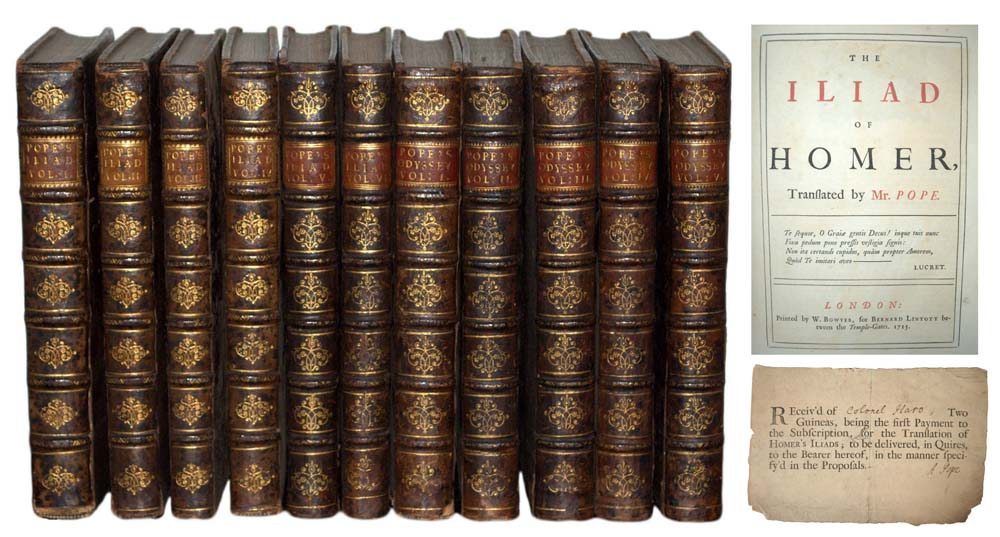 The Iliad of Homer & The Odyssey of Homer.