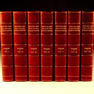 The History of the Decline and Fall of the Roman Empire. 7 volumes complete