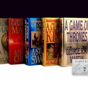 Game of Thrones; A Song of Ice and Fire; A Clash of Kings; A Storm of Swords; A Feast for Crows; A Dance with Dragons