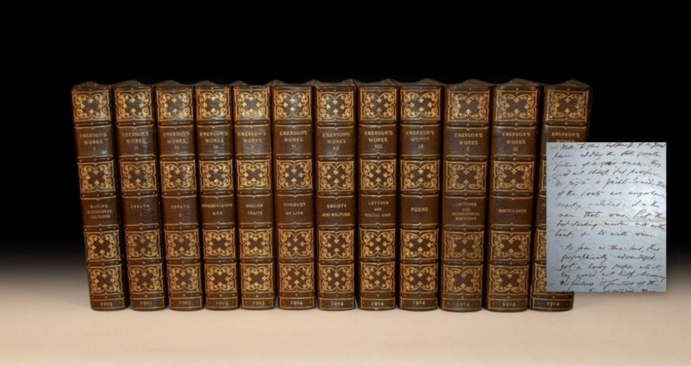 Complete Works of Ralph Waldo Emerson: Autograph Centenary Edition.