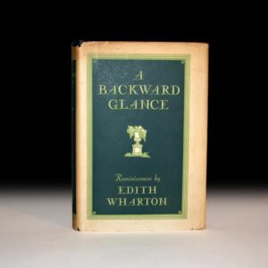 A Backward Glance: Reminiscences by Edith Wharton.