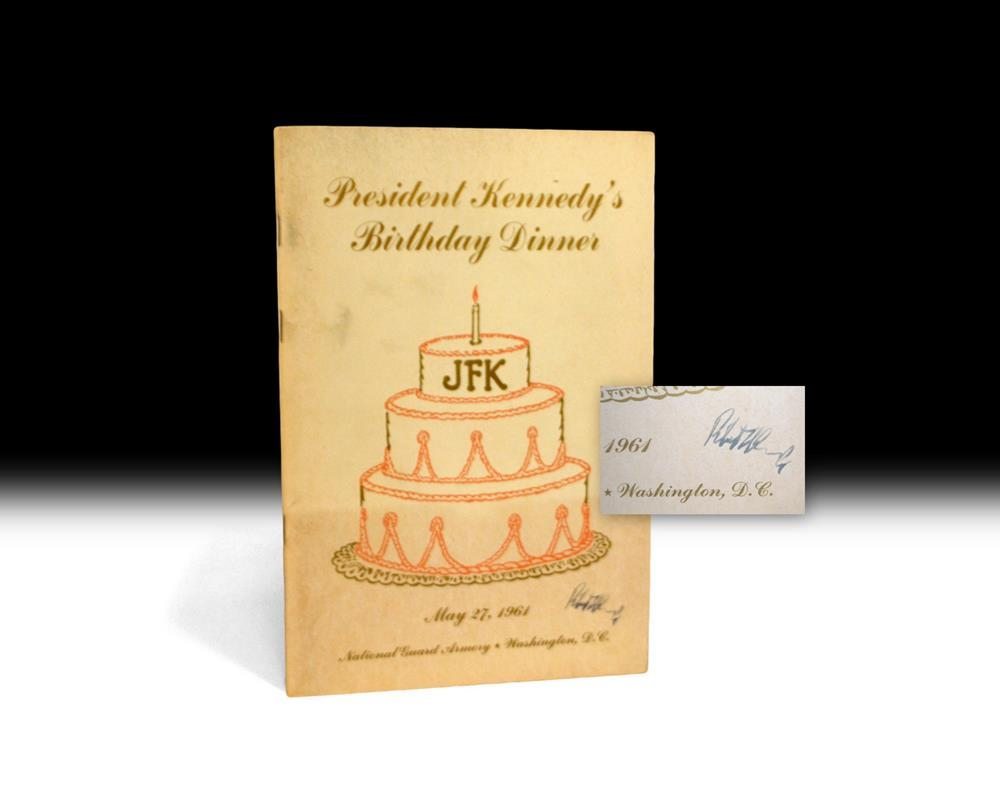 President Kennedys Birthday Dinner May 27, 1961.