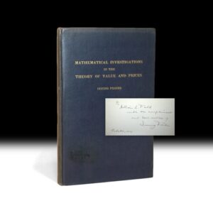 Mathematical Investigations In The Theory Of Value And Prices