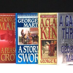 Game of Thrones; A Clash of Kings; A Storm of Swords; A Feast for Crows; A Dance with Dragons
