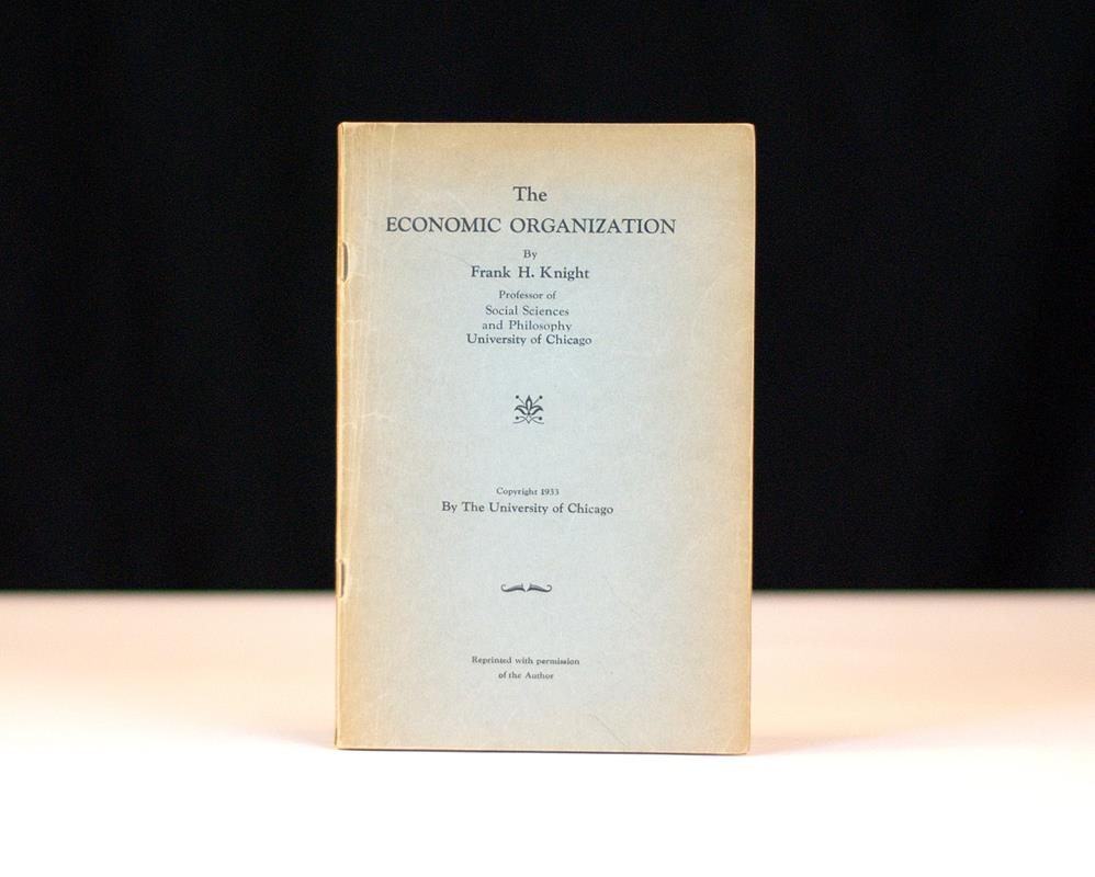 The Economic Organization.