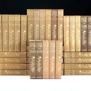 The Writings in Prose and Verse of Rudyard Kipling. The works include: The Jungle Book, The Second Jungle Book, Kim, Wee Willie Winkie, Plain Tales from the Hills, Just So Stories, Captain Courageous, Rewards and Fairies, Puck of Pooks Hill, Rewards & Fairies, The Man Who Would be King, Etc.