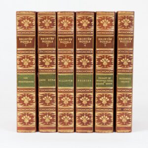 The Bronte Novels: The Professor; Jane Eyre; Villette; Shirley; Tenant of Wildfell Hall; Agnes Grey; Wuthering Heights.