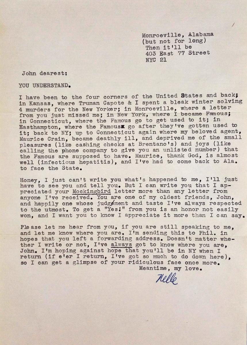 Collection of Harper Lee Letters. - Image 2