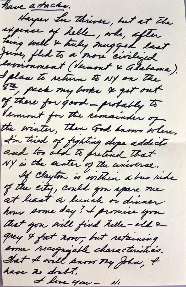 Collection of Harper Lee Letters. - Image 4