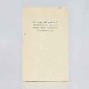 The Inaugural Address of 1933