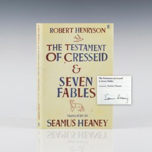 Robert Henryson The Testament of Cresseid & Seven Fables.