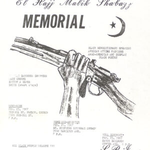 Original Malcolm X Memorial Flyers