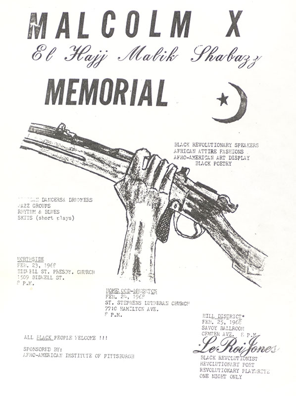 Original Malcolm X Memorial Flyers
