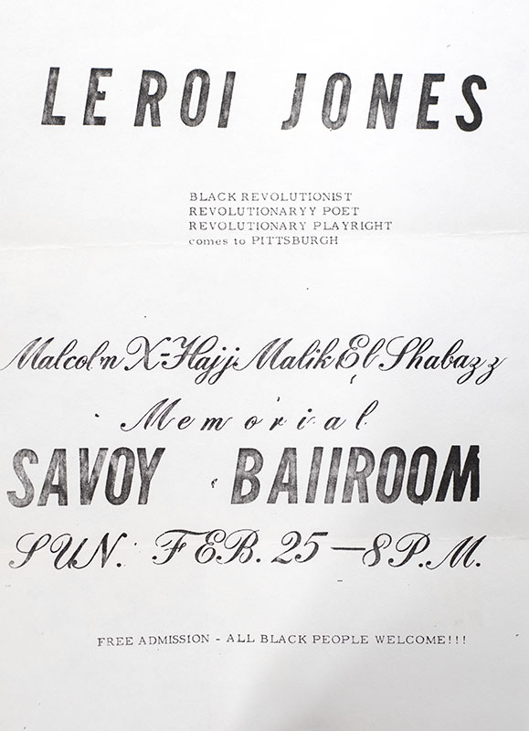 Original Malcolm X Memorial Flyers