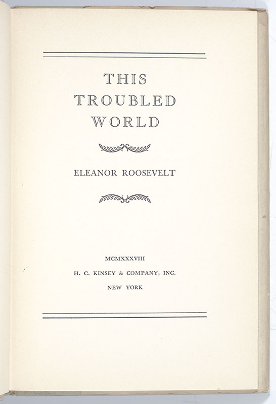This Troubled World