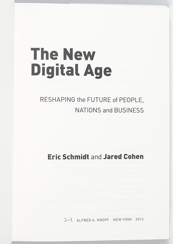 The New Digital Age: Transforming Nations, Businesses, and Our Lives