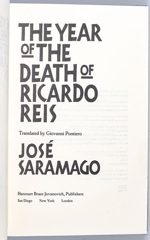 The Year of the Death of Ricardo Reis. - Image 3