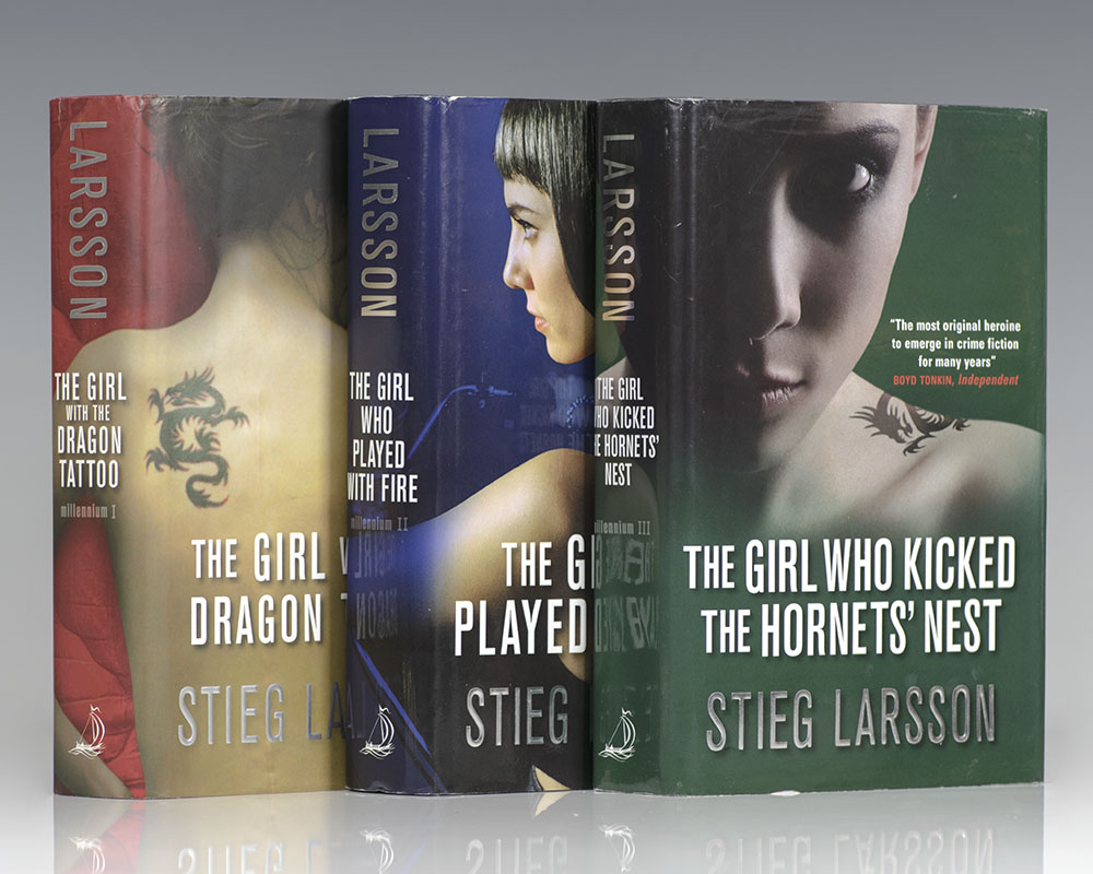The Girl with the Dragon Tattoo; The Girl Who Played with Fire; The Girl Who Kicked the Hornet’s Nest.