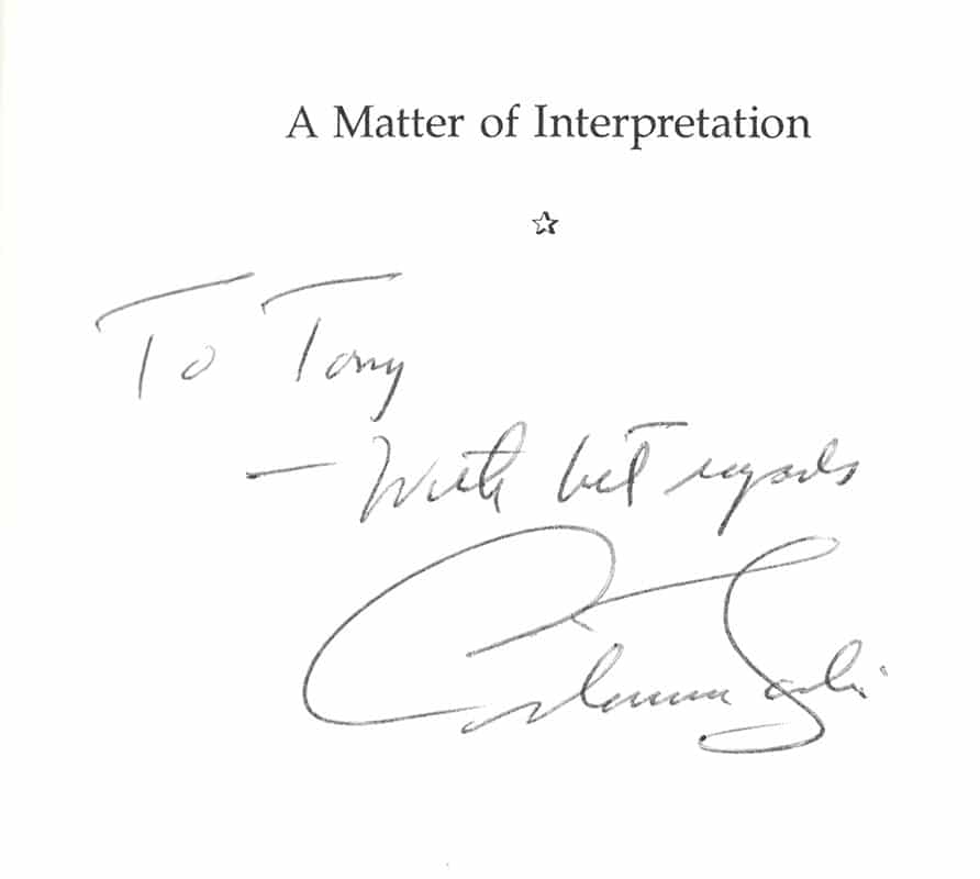 A Matter of Interpretation: Federal Courts and the Law