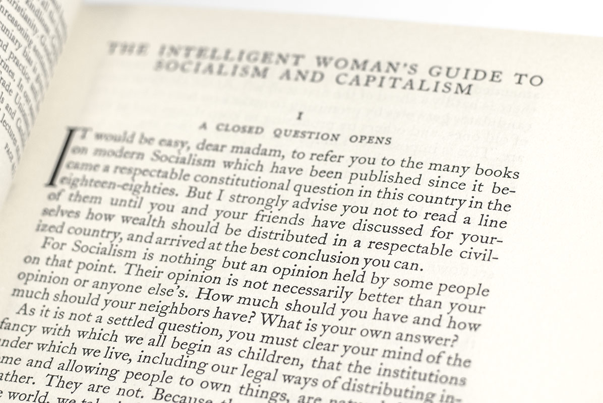 The Intelligent Woman's Guide to Socialism and Capitalism