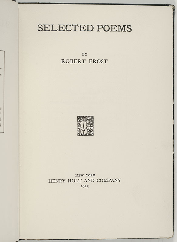 Selected Poems