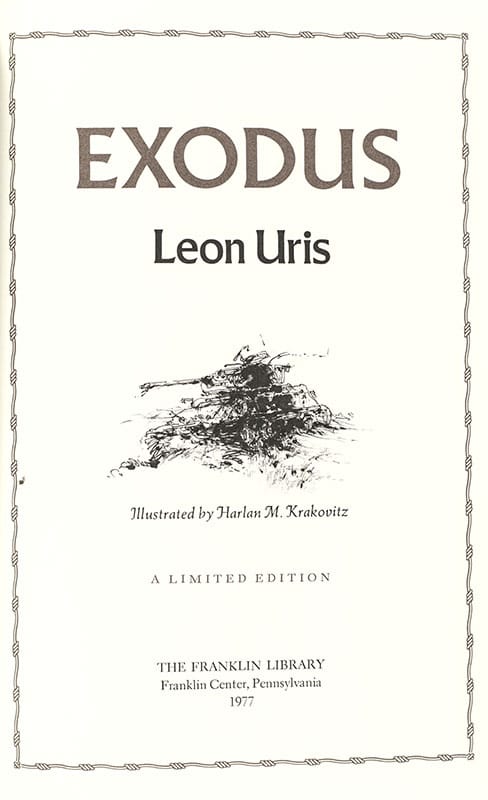 Exodus: A Novel of Israel